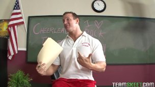 Cheerleader Sensi Pearl fucks teacher2