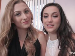 Sexy Lesbian Action With Petite Natural Women Alexa And Georgia