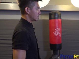 PETERFEVER Young Asian Bobby Smashed By Skinny Martian Artist